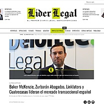 Baker McKenzie, Zurbarn Abogados, Linklaters y Cuatrecasas lideran el mercado transaccional espaol